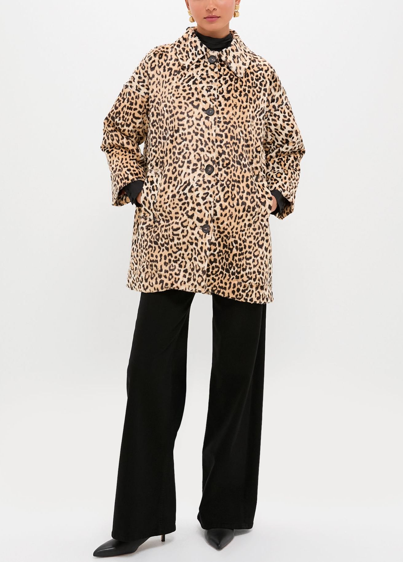 Vintage Leopard Car Coat