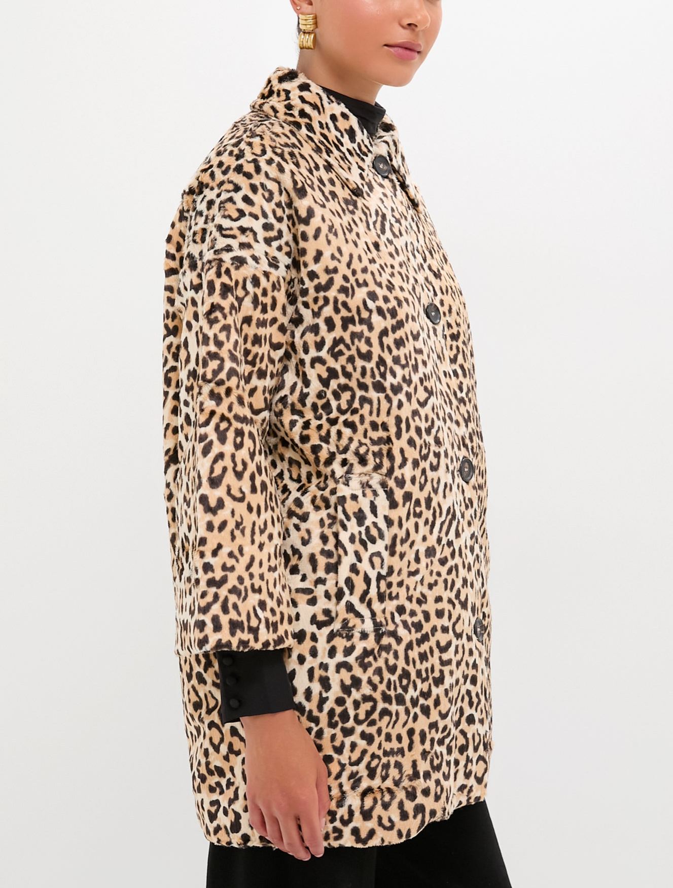 Vintage Leopard Car Coat