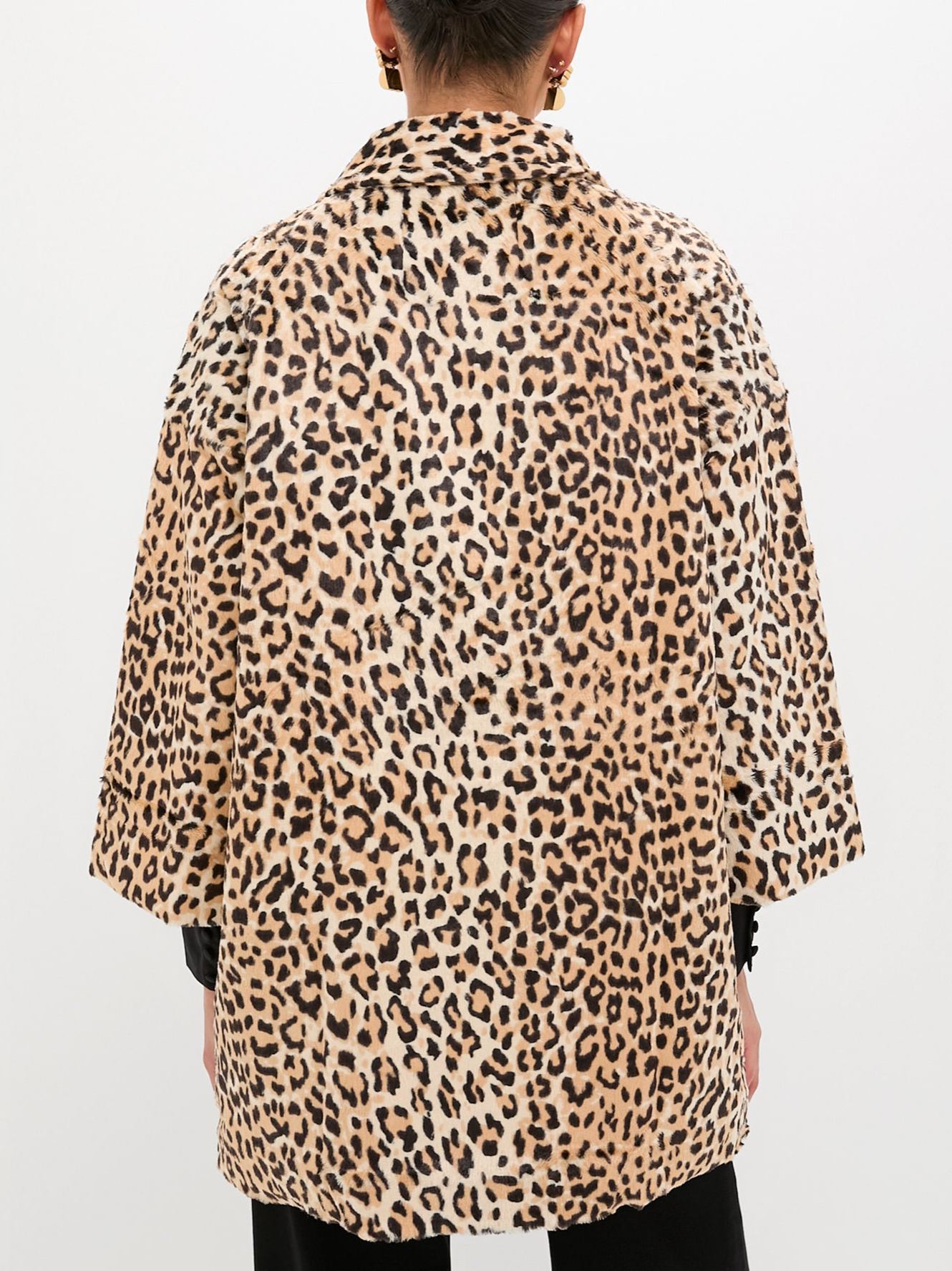 Vintage Leopard Car Coat