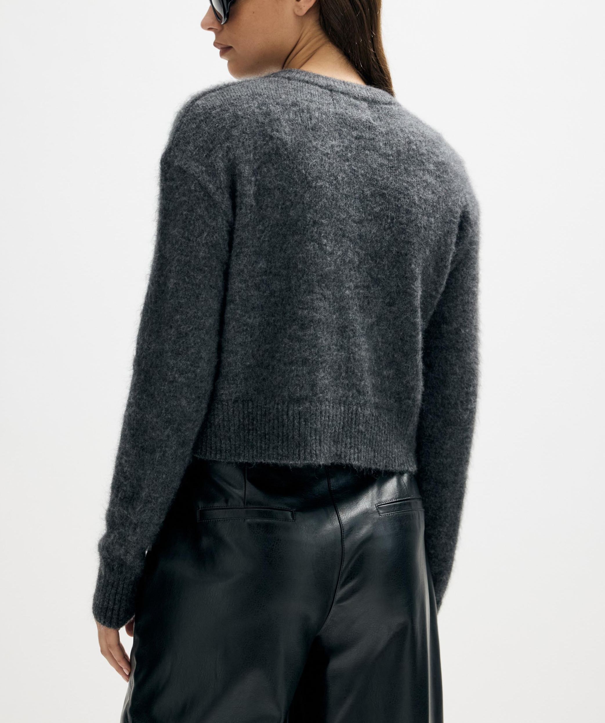 Alpaca Wool Blend Cardigan