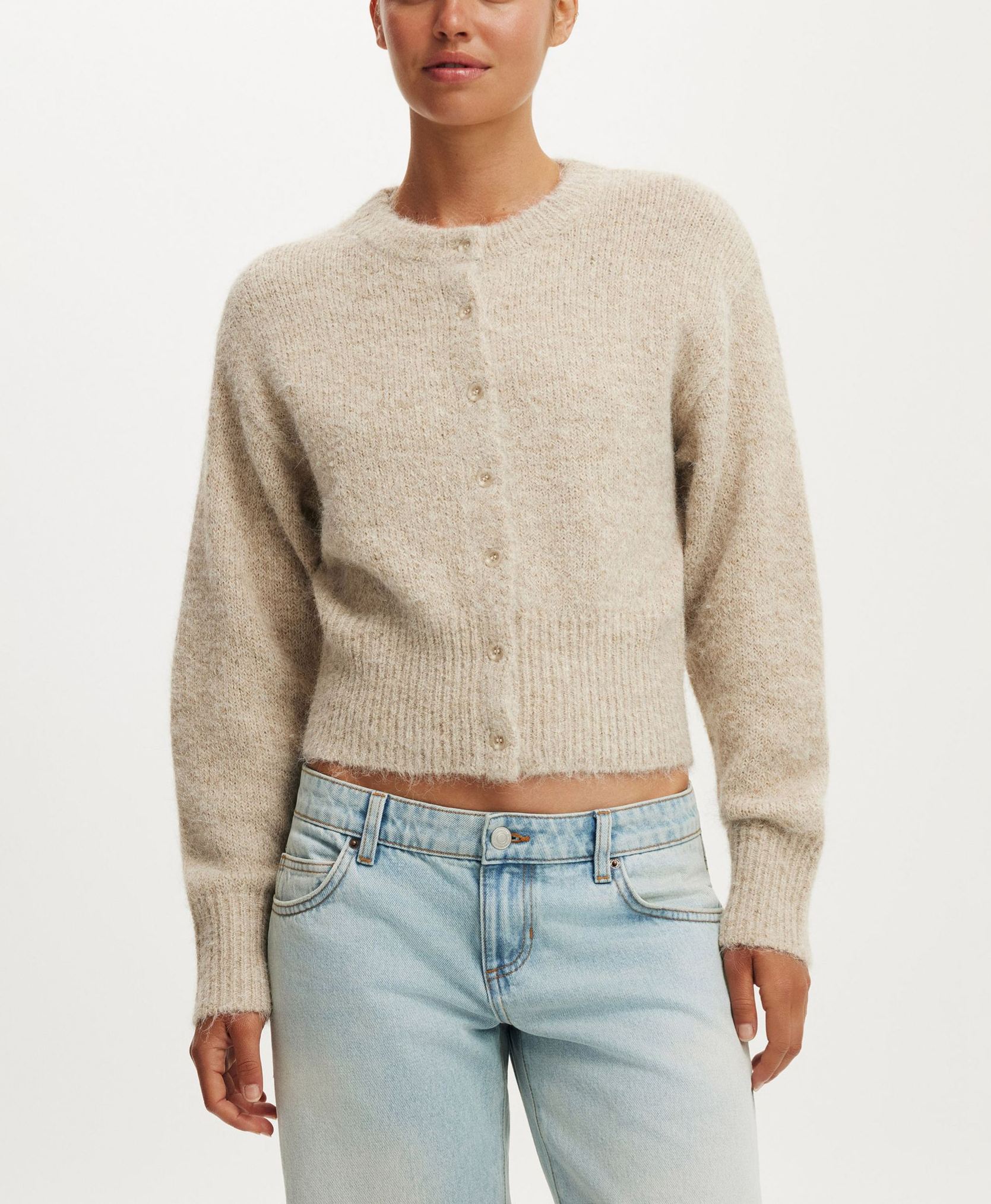 Alpaca Wool Blend Cardigan
