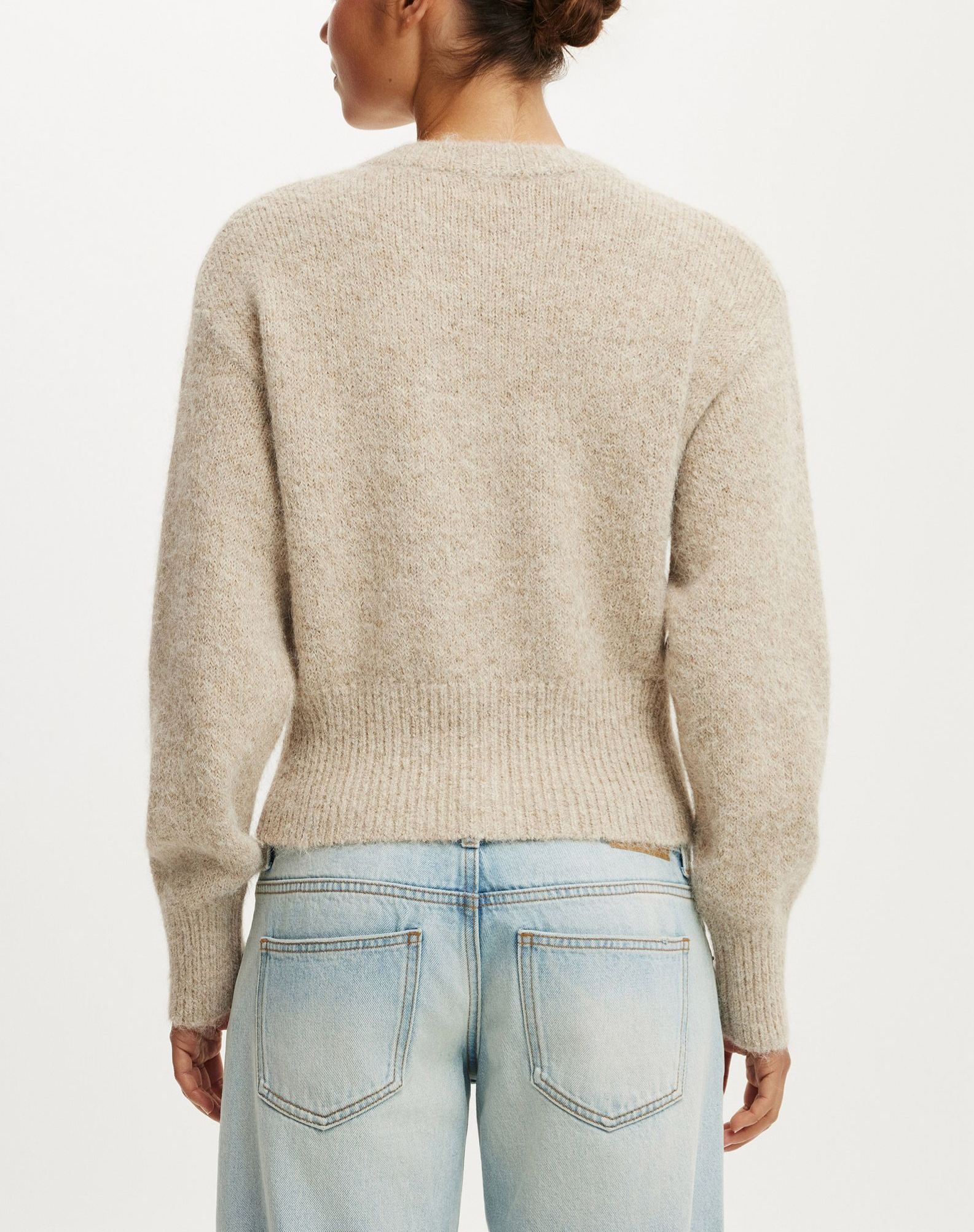 Alpaca Wool Blend Cardigan