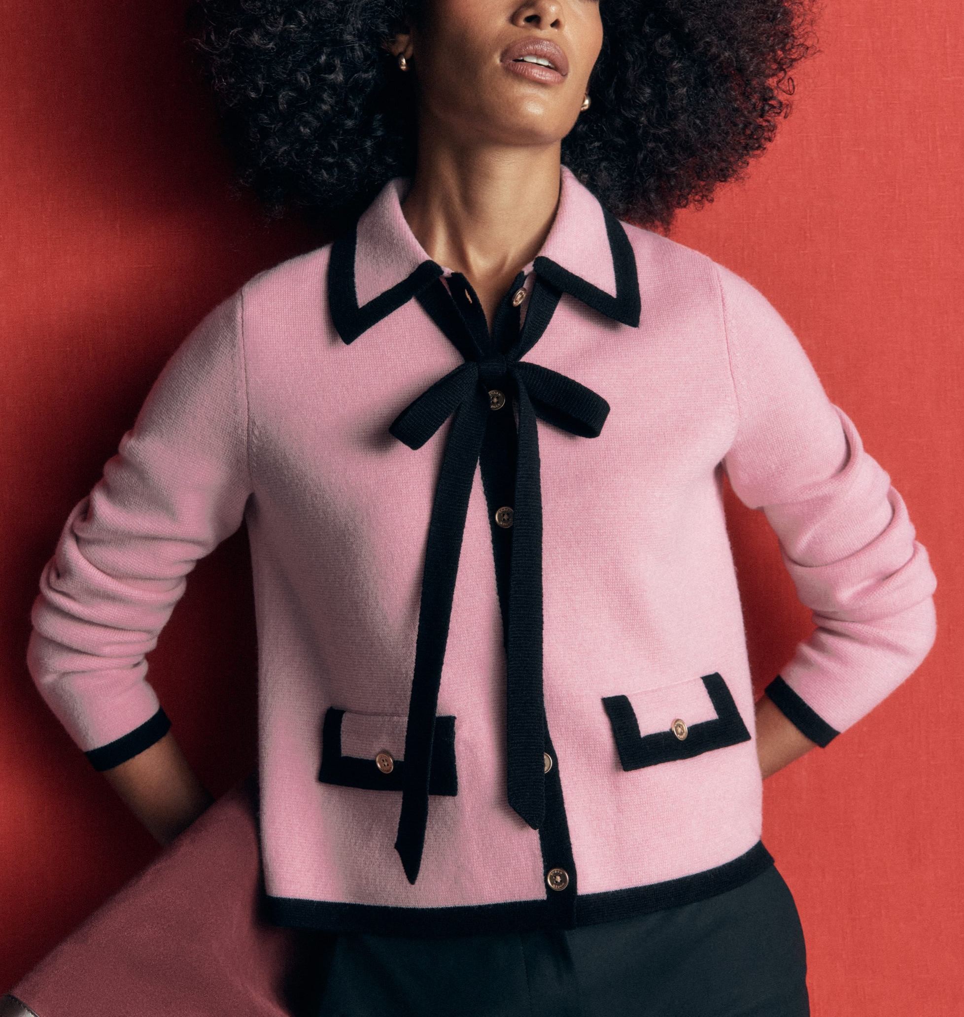 Elizabeth Bow Knitted Jacket