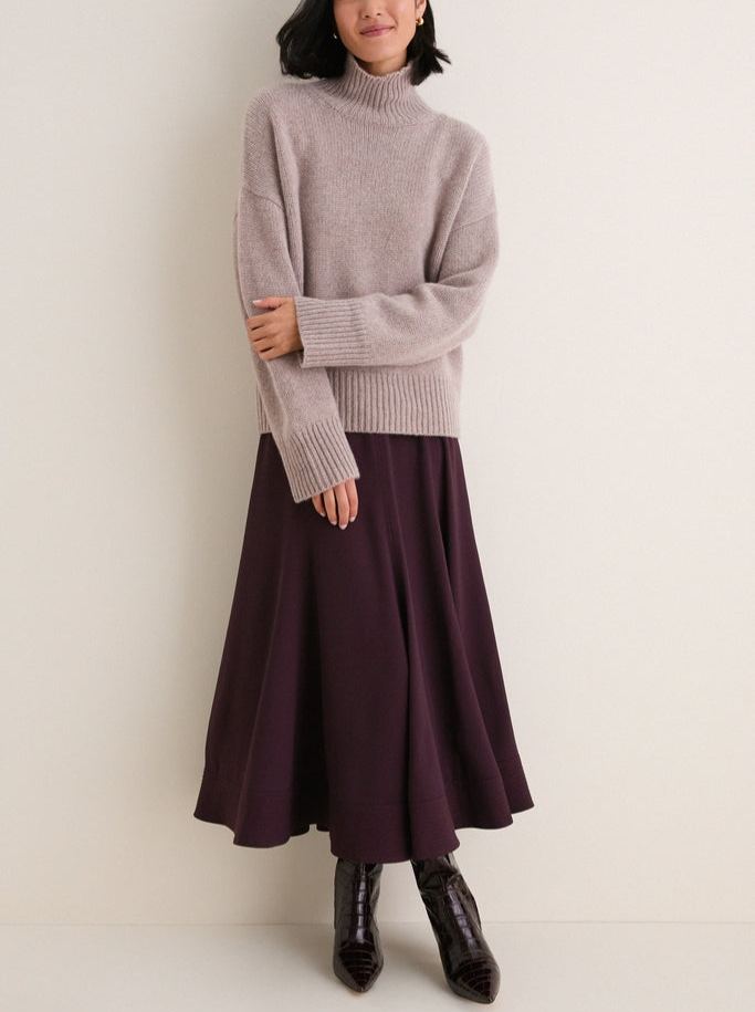 Cashmere Hannah Turtleneck Sweater