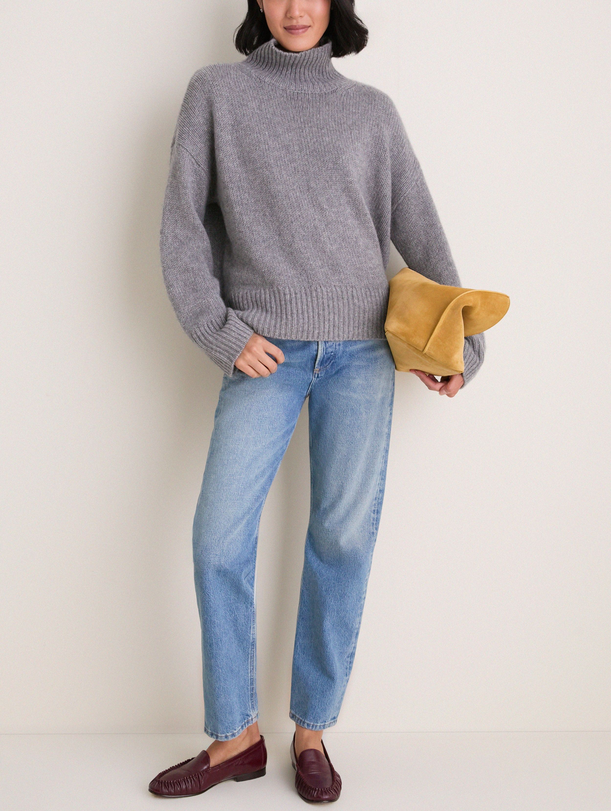 Cashmere Hannah Turtleneck Sweater
