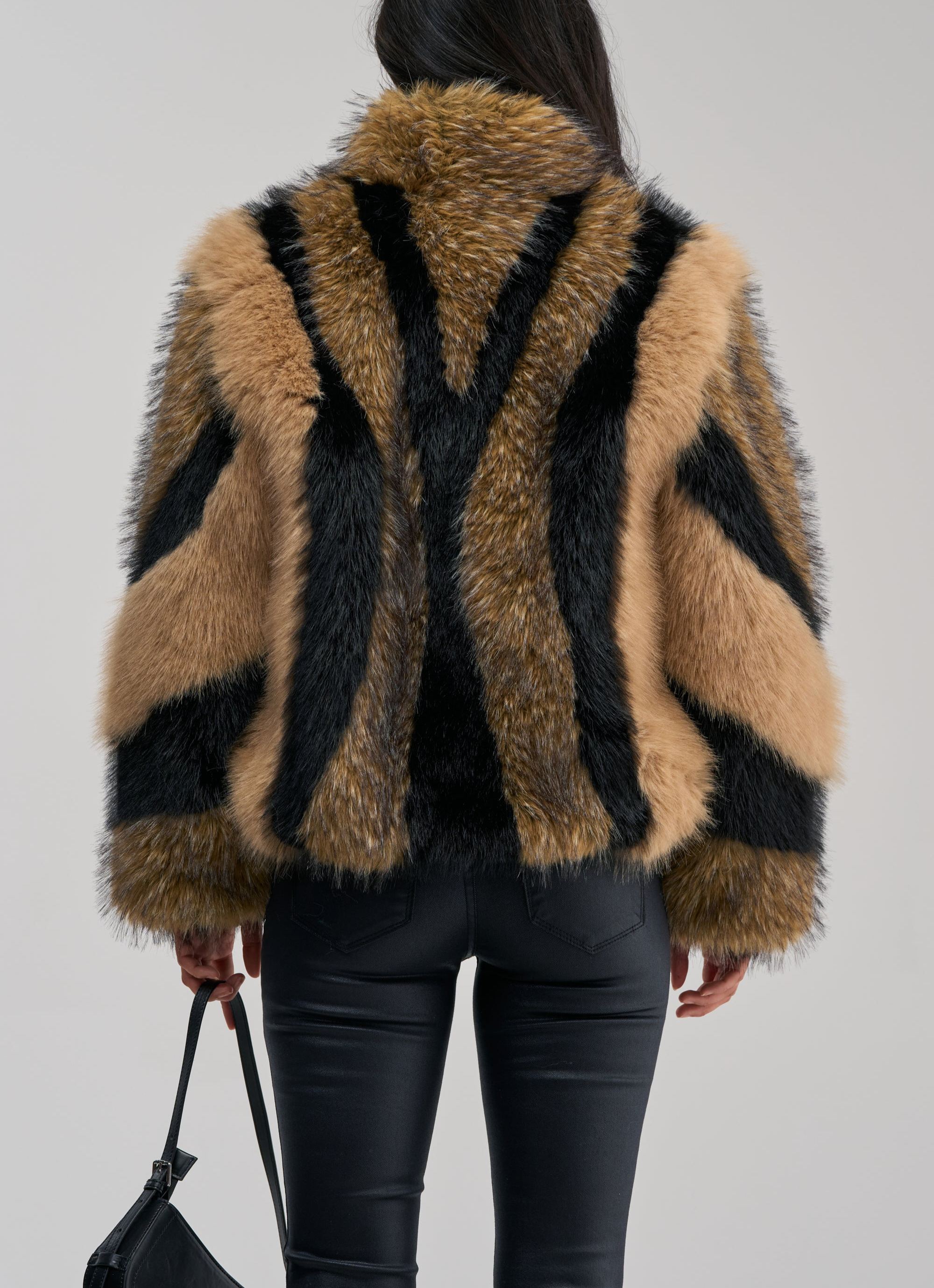 Hurricane Patchwork Faux Fur
