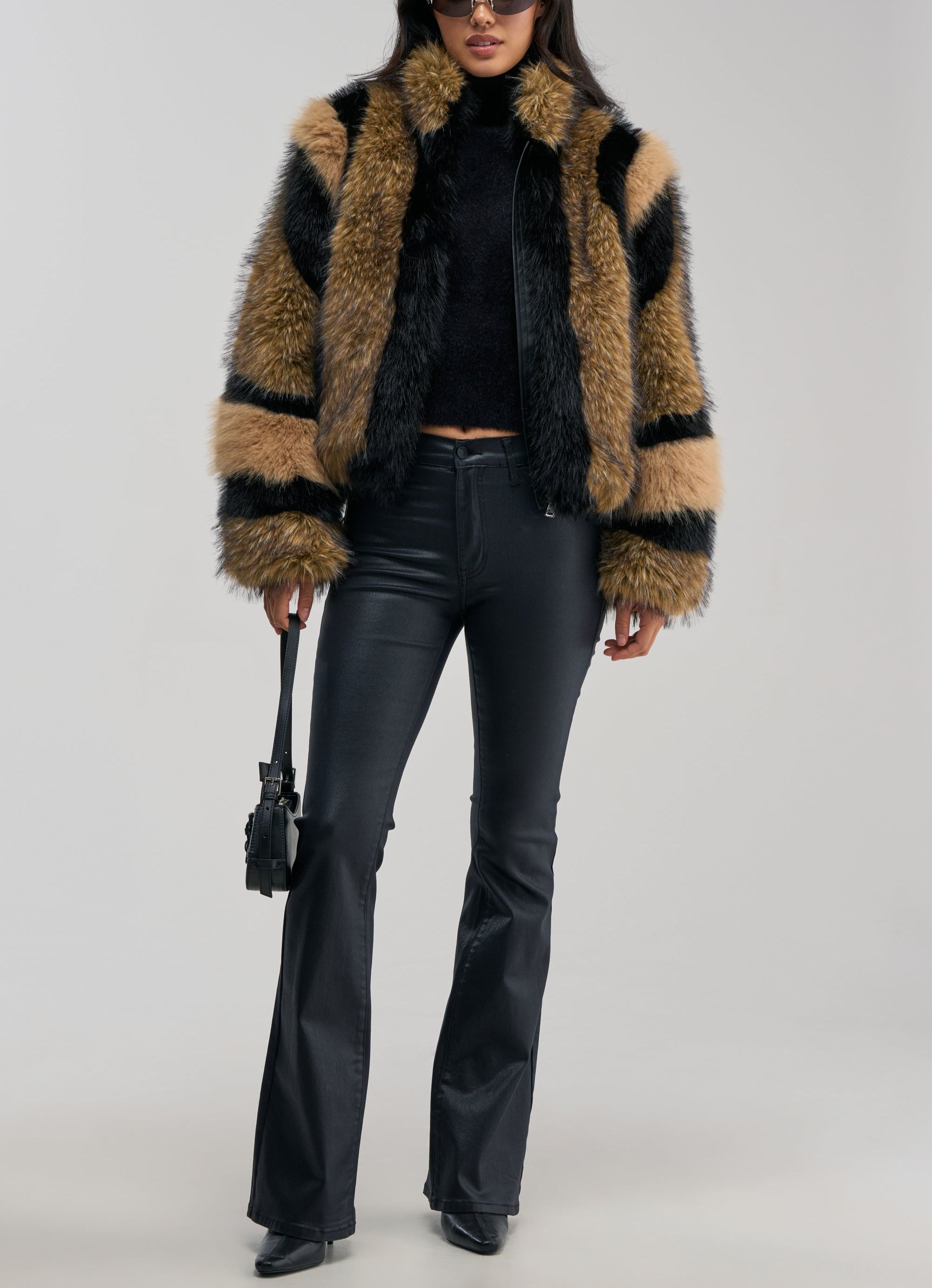 Hurricane Patchwork Faux Fur