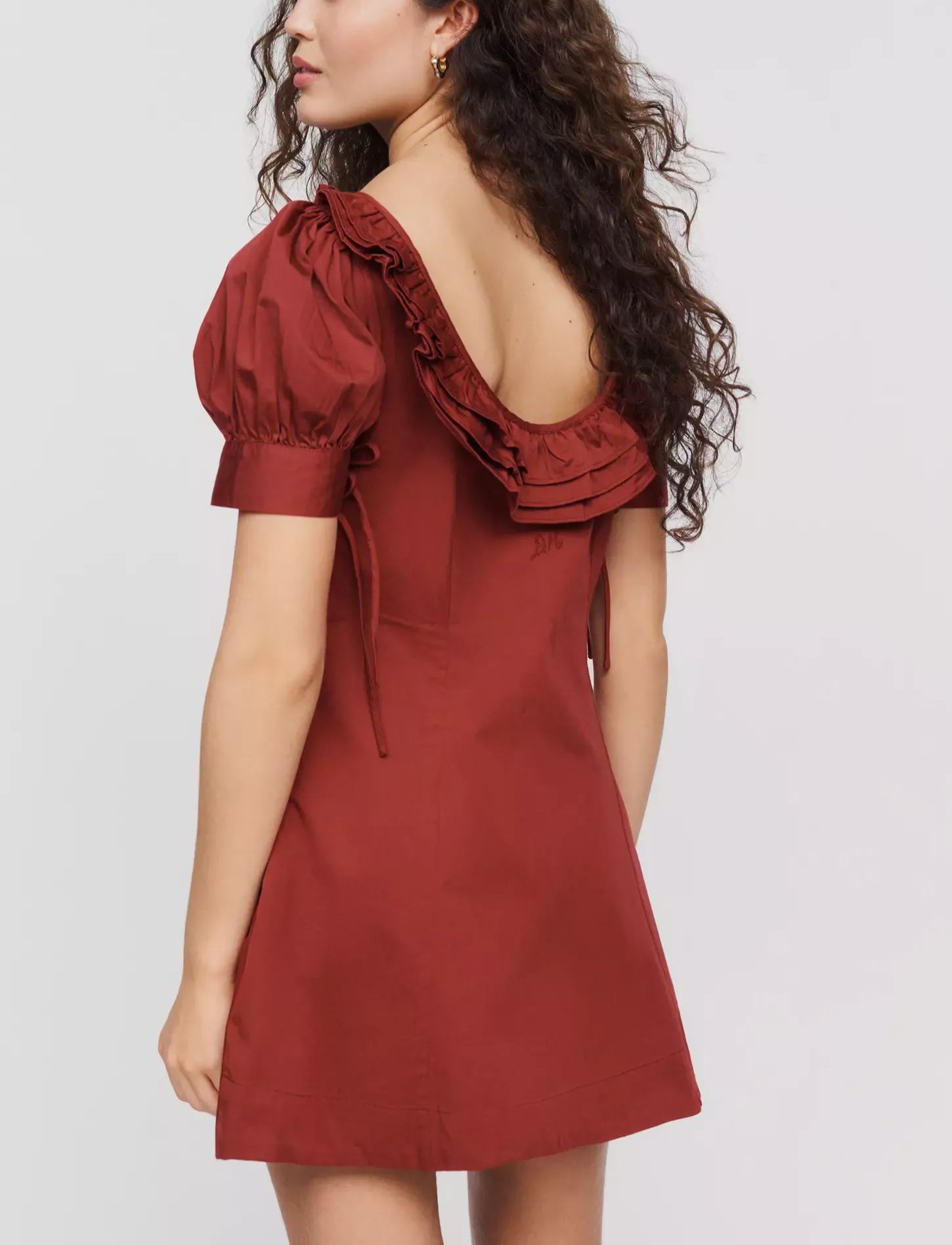 Damson Madder Anke 100% Cotton Mini Dress