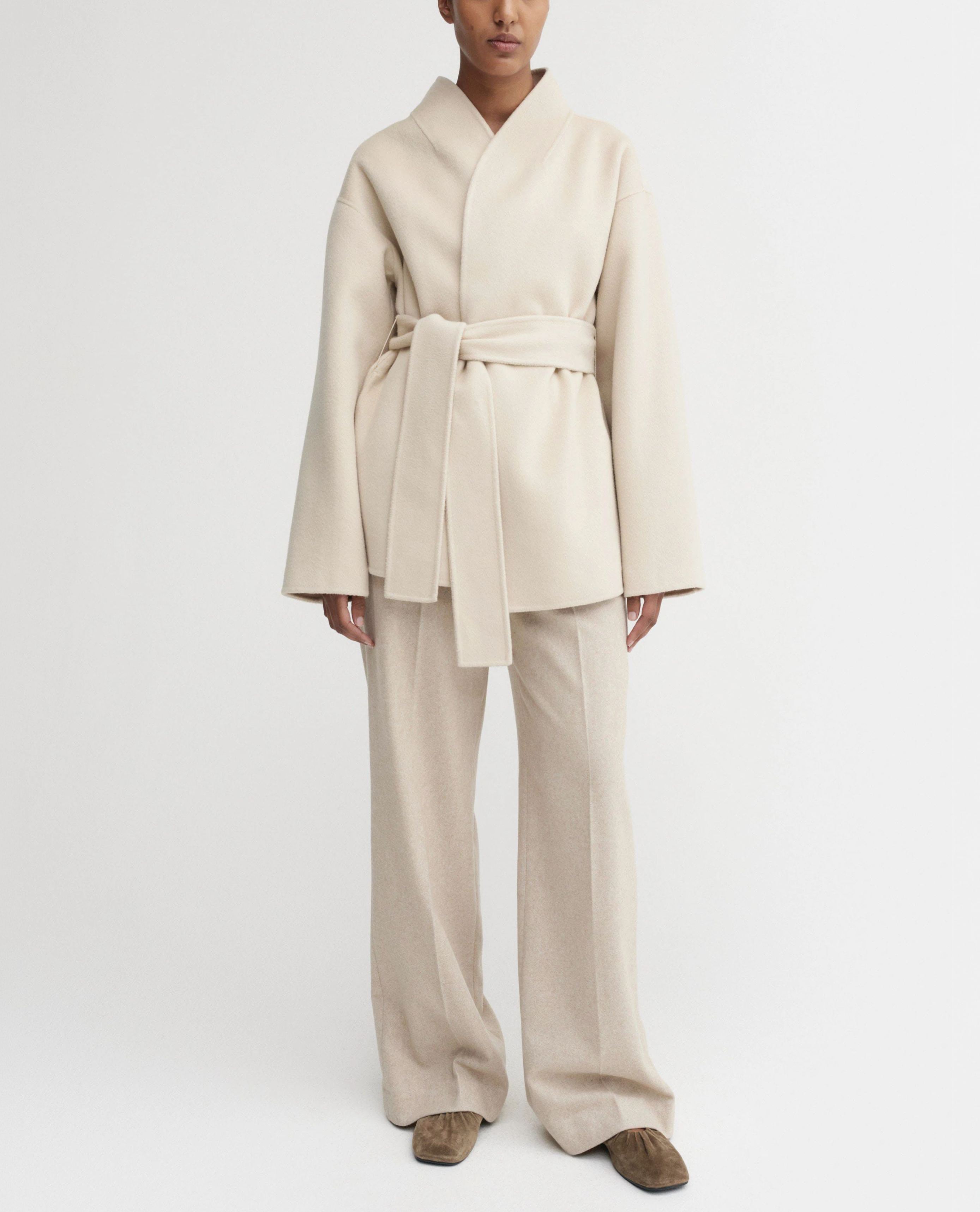 Minimalist Belted Coat