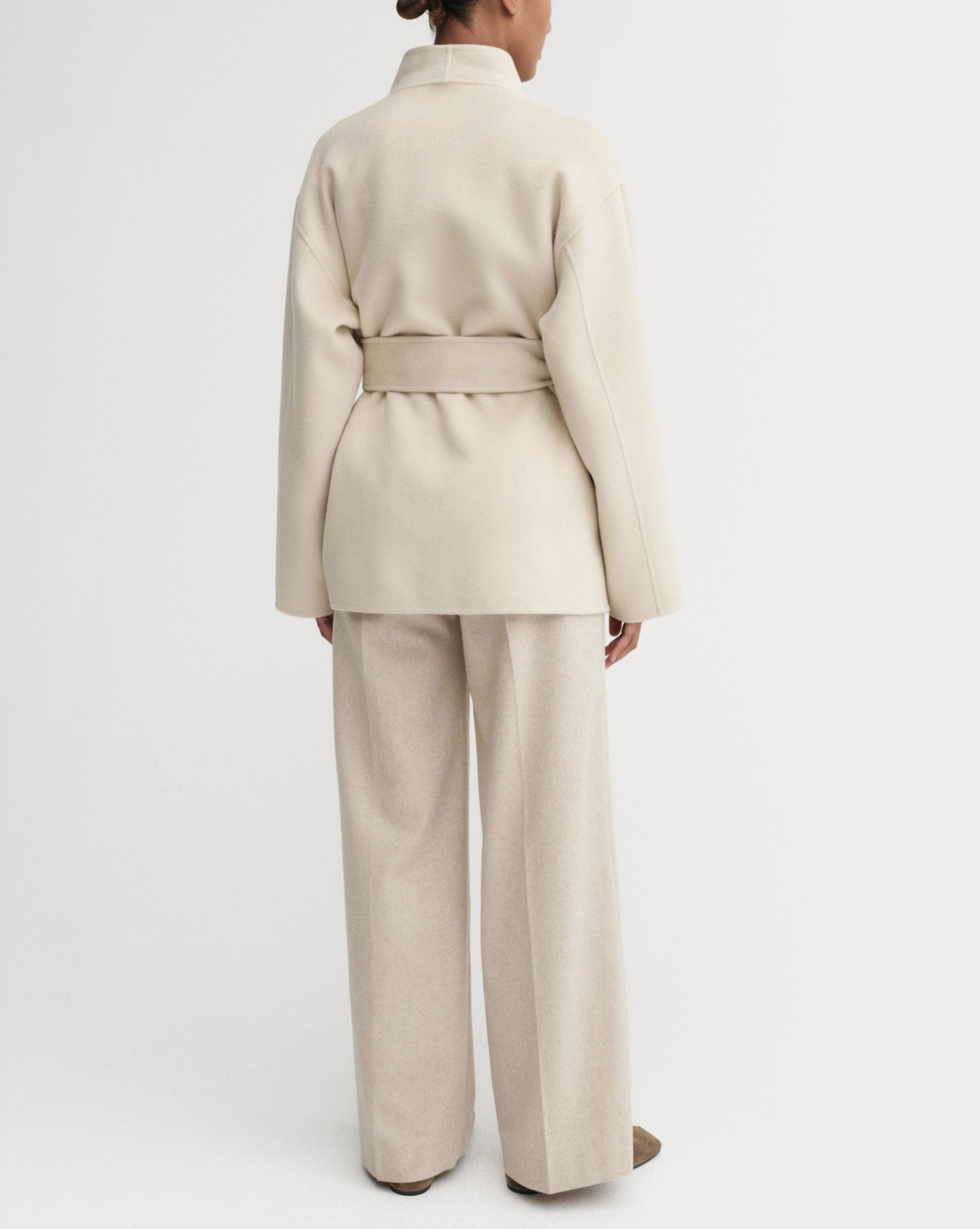 Minimalist Belted Coat