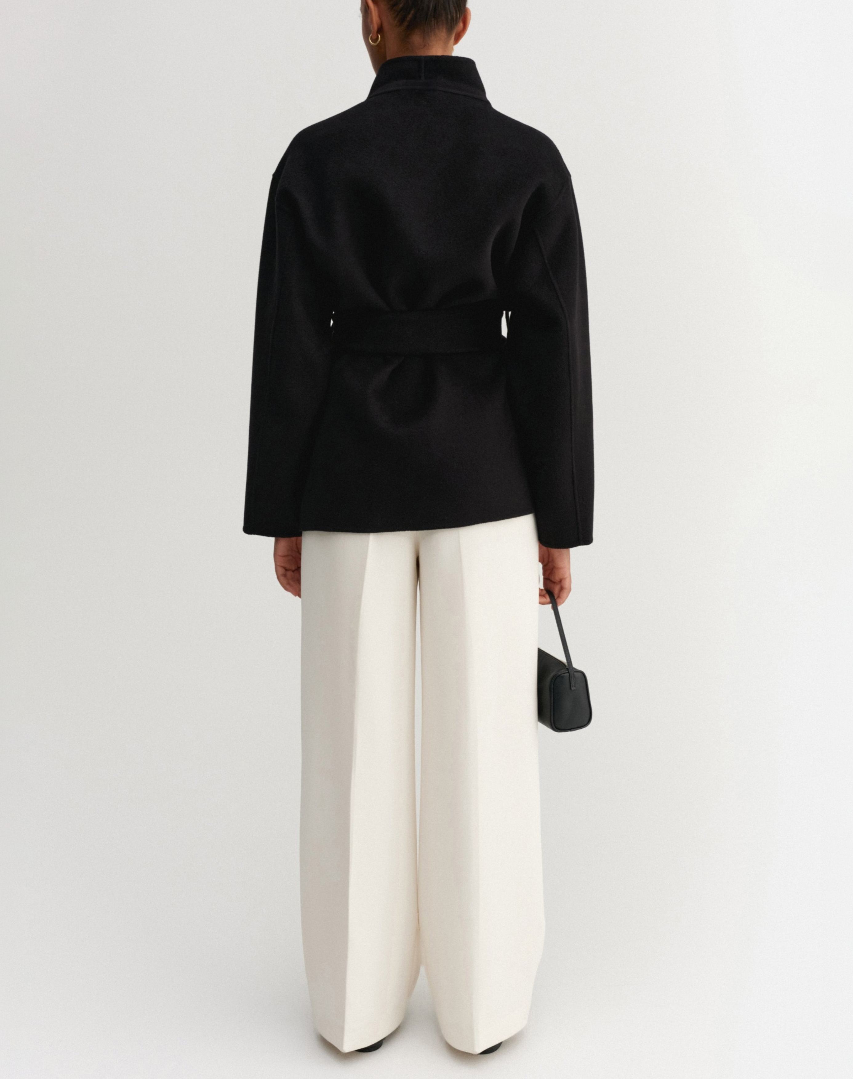 Minimalist Belted Coat