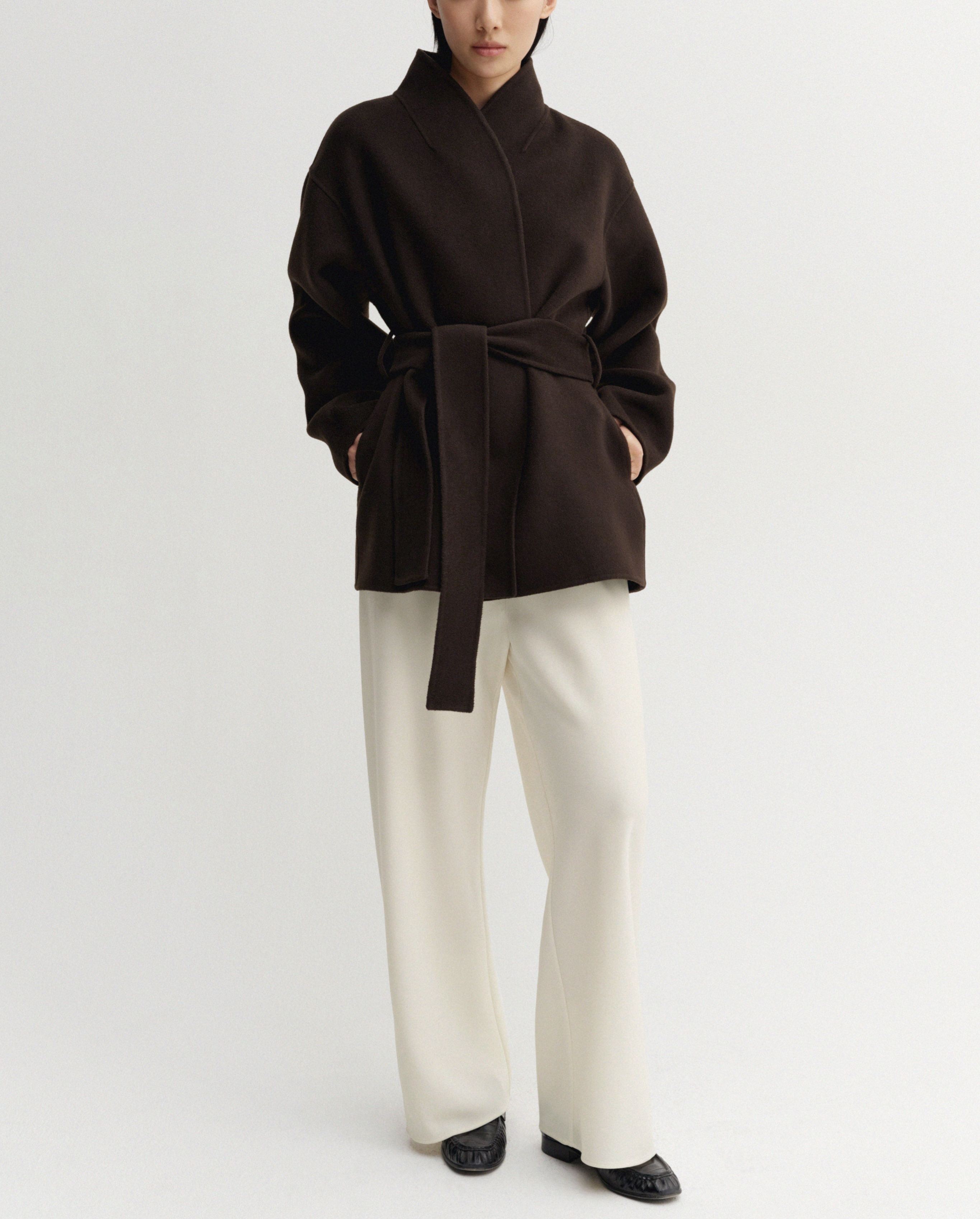 Minimalist Belted Coat