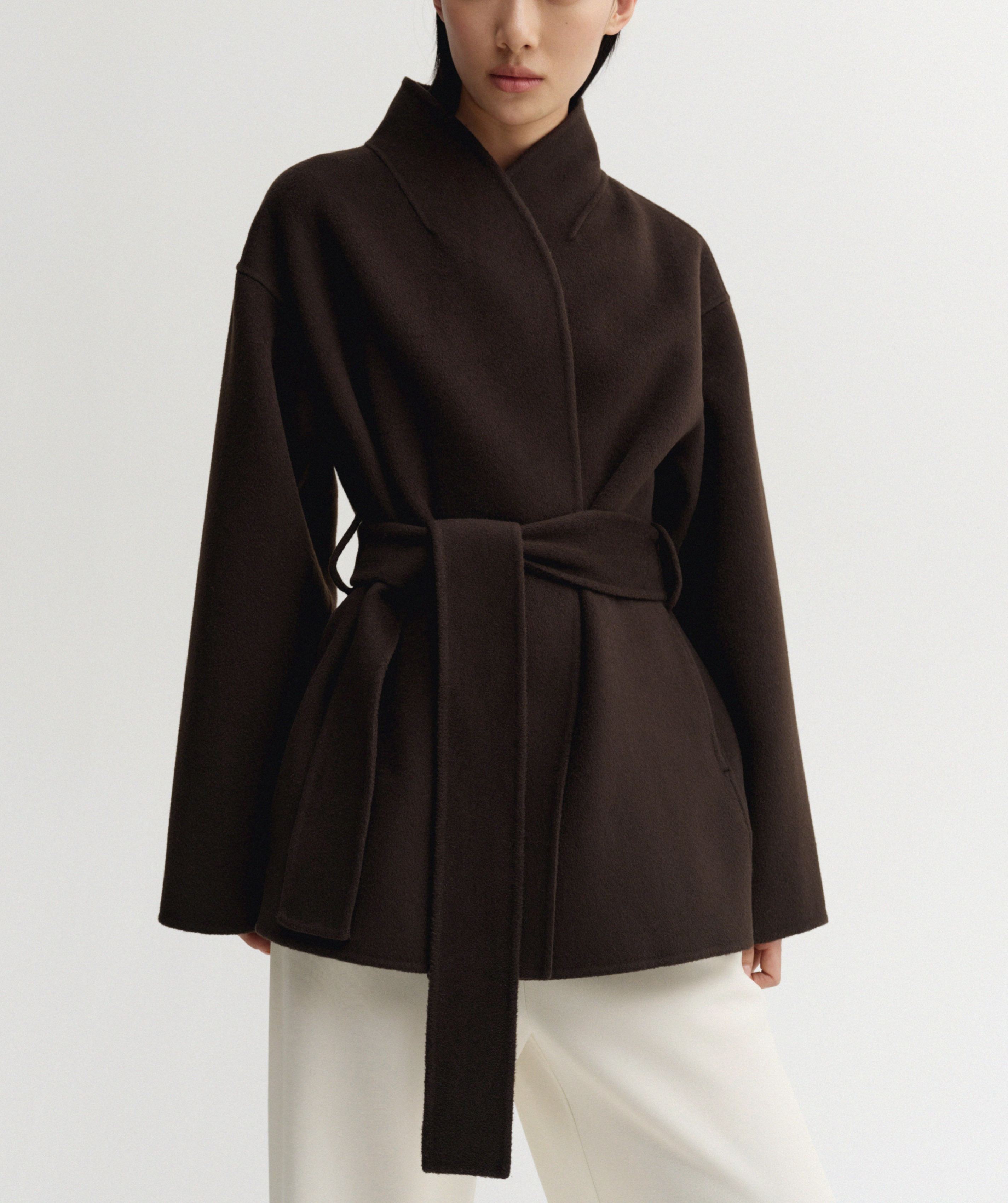 Minimalist Belted Coat