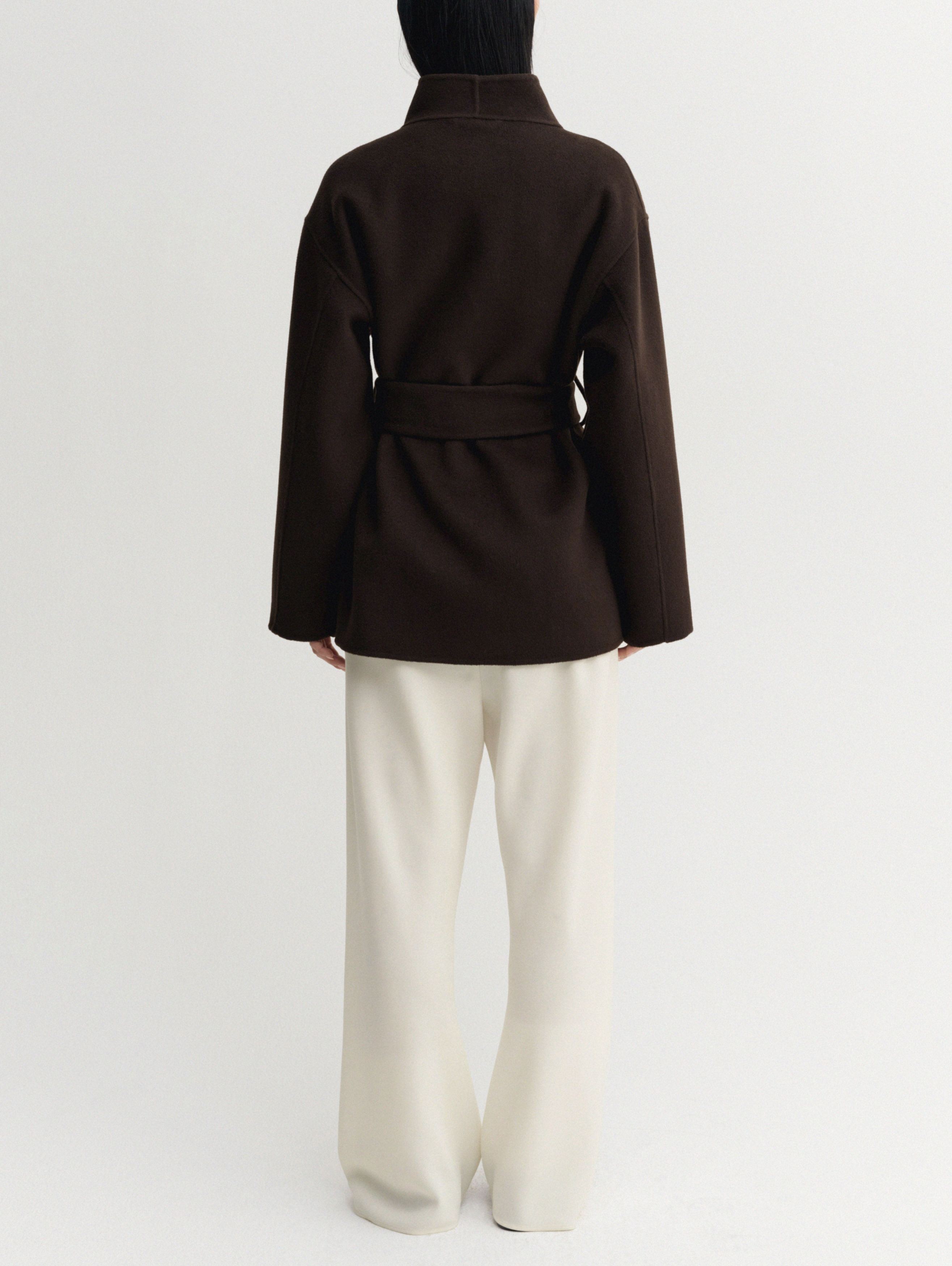 Minimalist Belted Coat