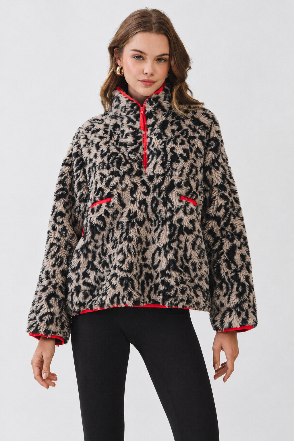 Soft Half-Zip Fleece Pullover