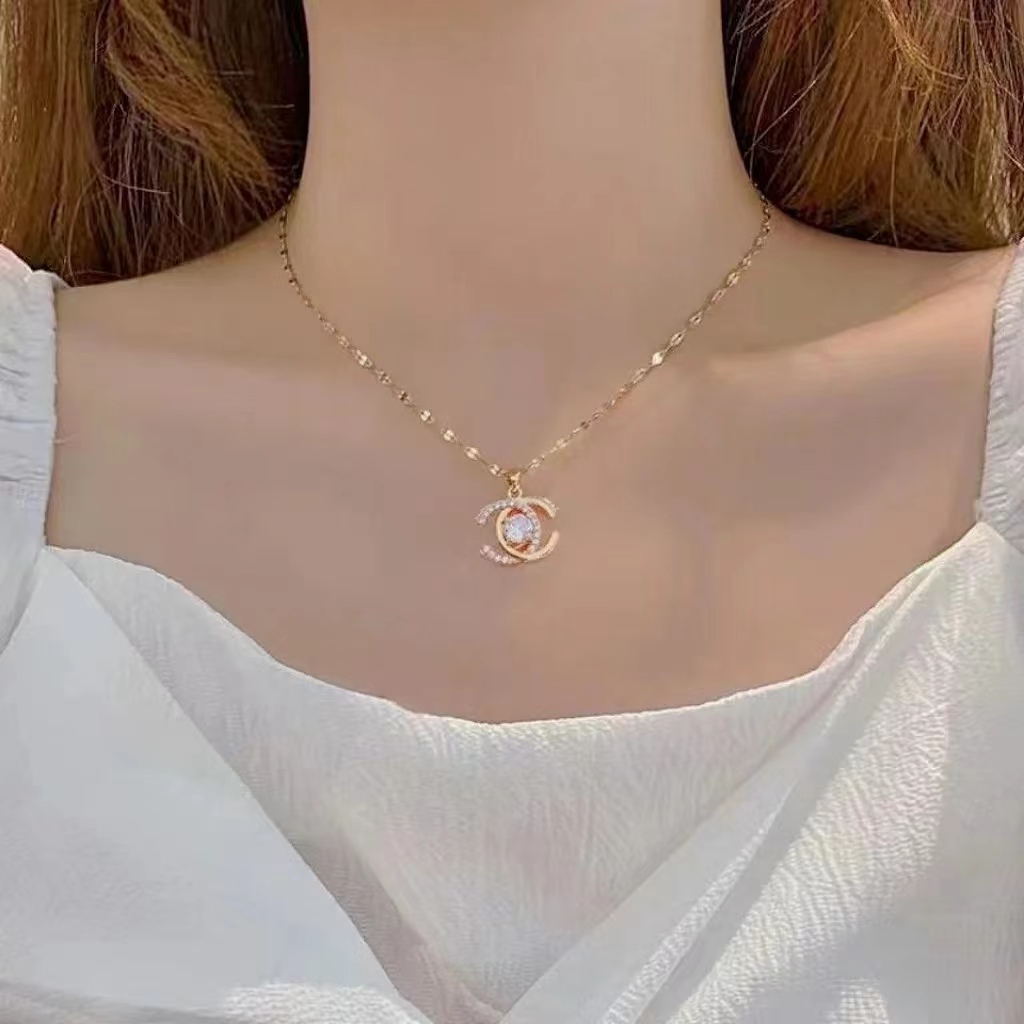 🎁 Žhavý novoroční výprodej 2024 50% sleva na všechny produkty!🎁✨18K náhrdelník Chanel💄