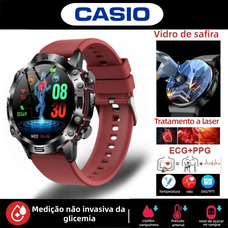 O marco da CASIO em 2026: o primeiro smartwatch capaz de "ler" os seus dados corporais.