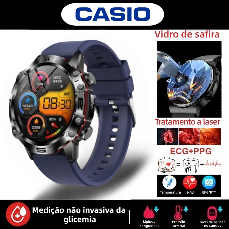 O marco da CASIO em 2026: o primeiro smartwatch capaz de "ler" os seus dados corporais.