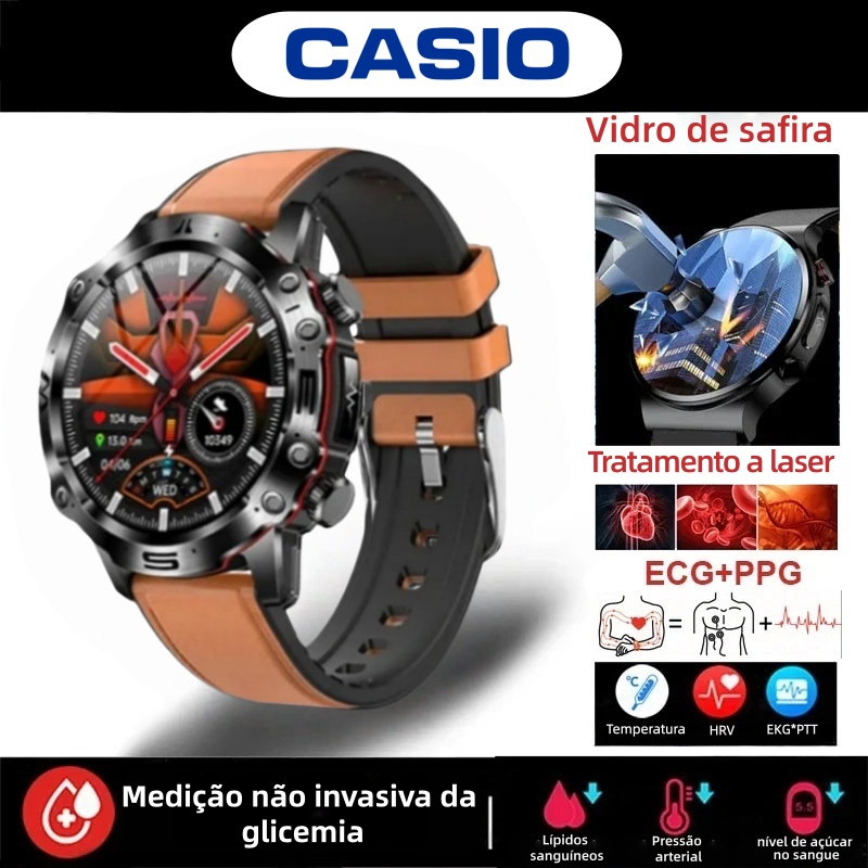 O marco da CASIO em 2026: o primeiro smartwatch capaz de "ler" os seus dados corporais.