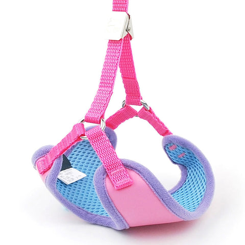 Cat Harness Vest Leash Imitation Leather 7 Color Pet Adjustable Harness