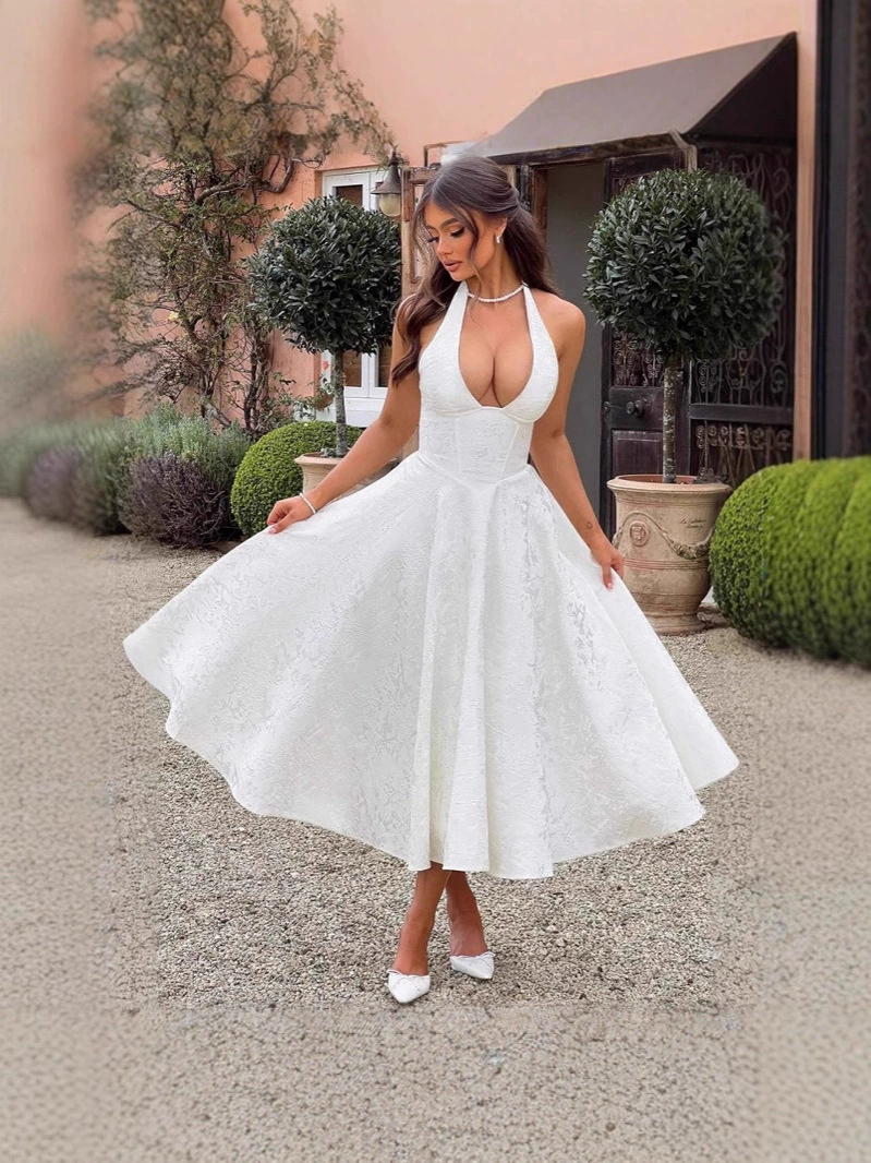 👗Рокля Effie миди – червена💓