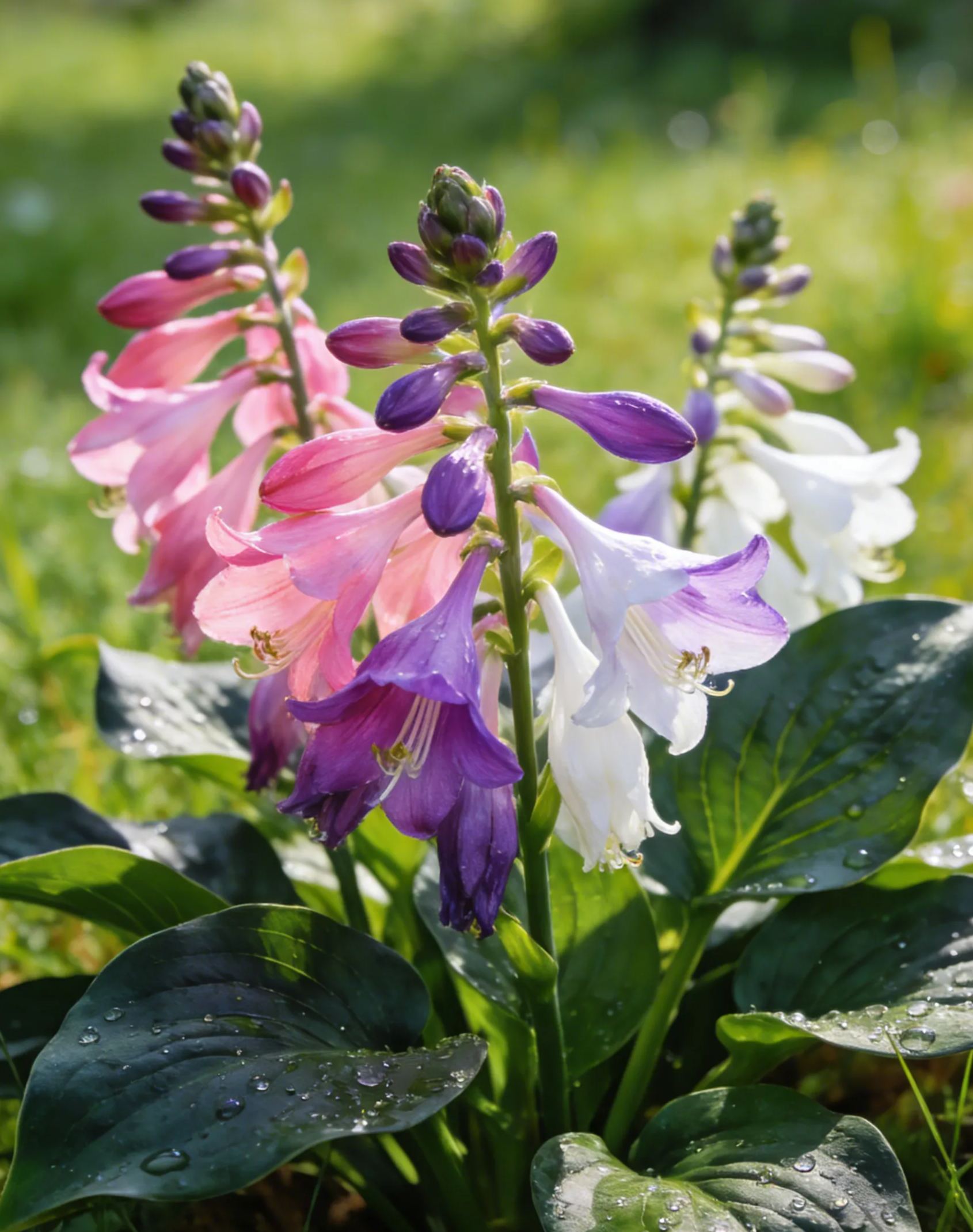 💐Семена от Хоста с цветни листа (Hosta) - устойчиви на сянка, лесни за отглеждане