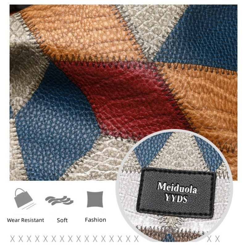 👜Duża torba z geometrycznym nadrukiem