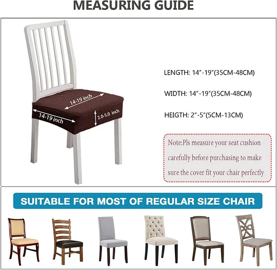 🪑 Купи 2, вземи 2 безплатно! ✨ Водоустойчив калъф за стол – жакард с ромбове, еластичен и лесен за почистване 🏨