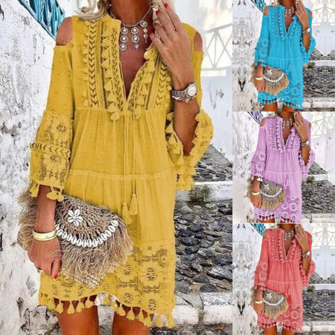 Robe en Coton et Lin