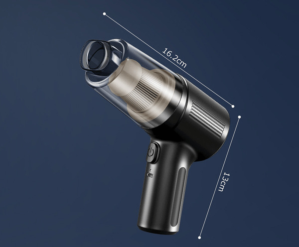 🔥 Безжичен преносим автопрахосмукач – мощно почистване с ръчна прахосмукачка и различни накрайници