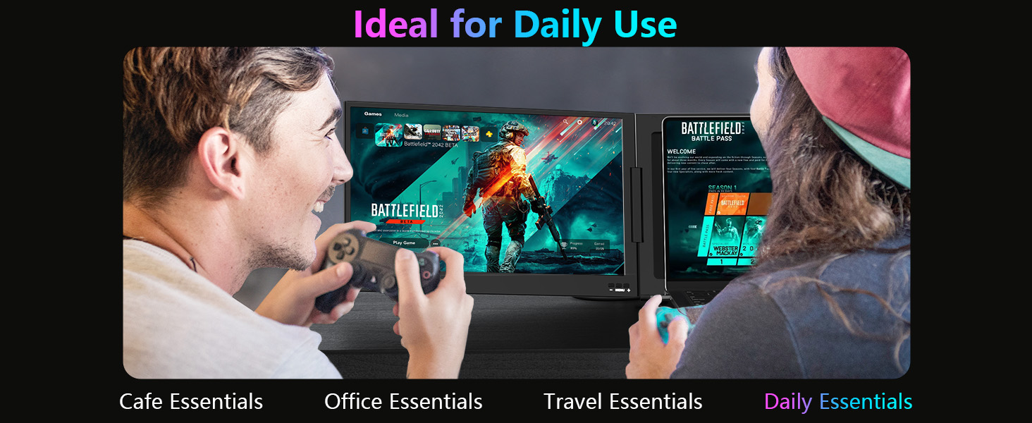 dual laptop monitor extender