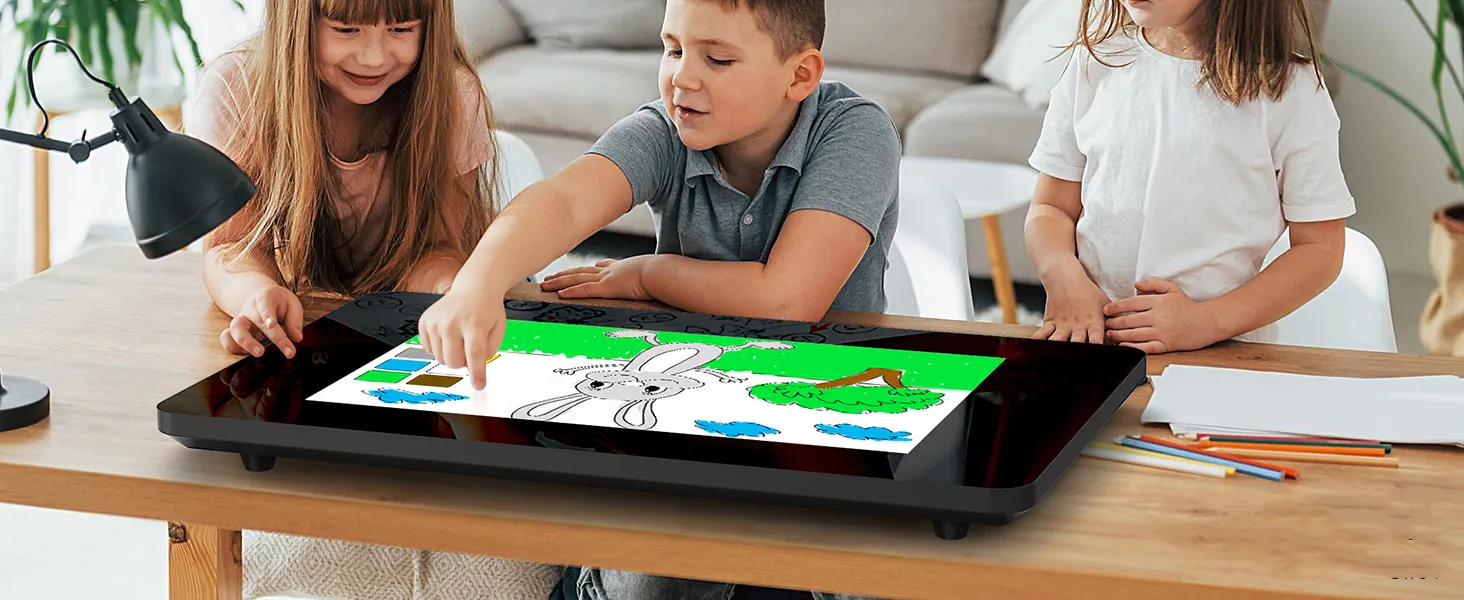 Electronic whiteboard draw