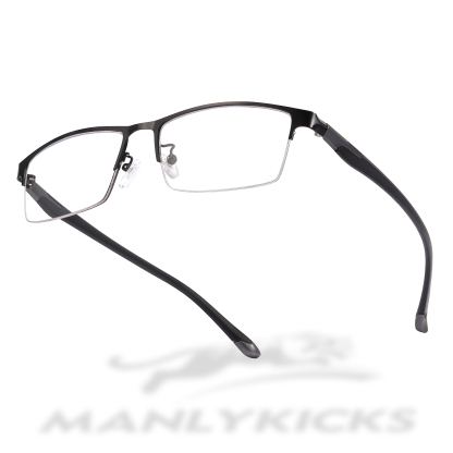 METAL ULTRA-LIGHT HALF-FRAME PHOTOCHROMIC MULTIFOCAL GLASSES