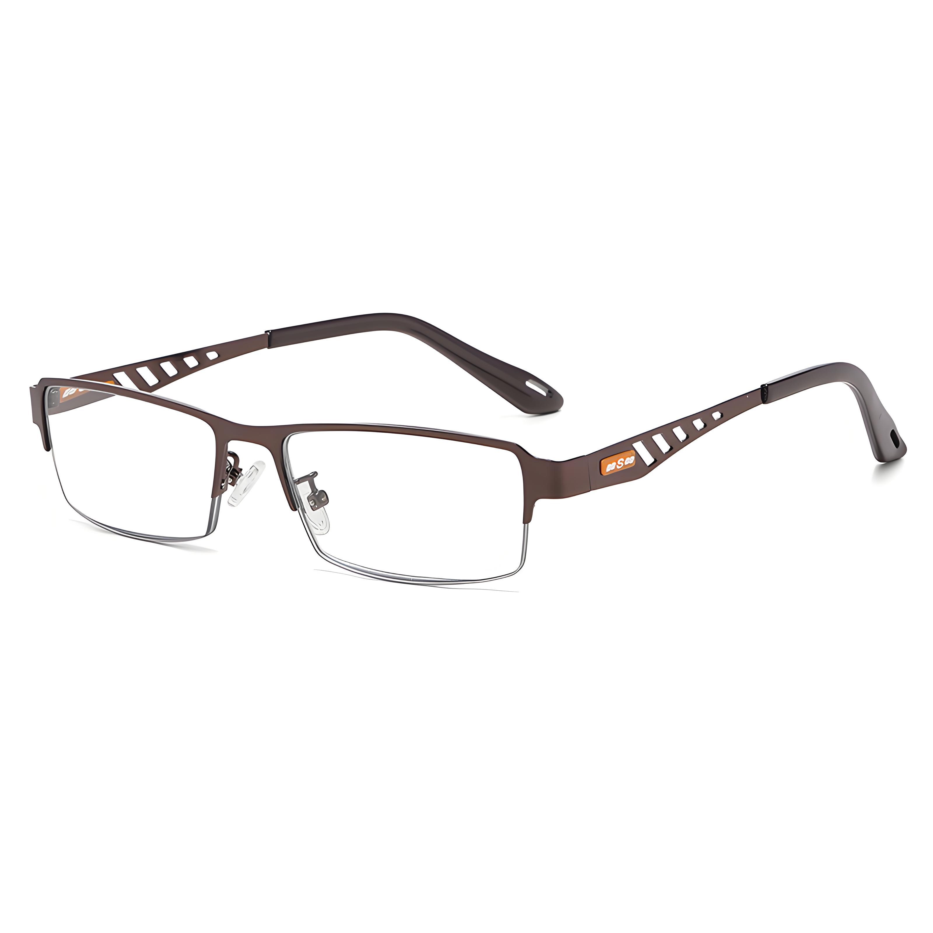 METAL BUSINESS ULTRALIGHT ANTI-BLUE LIGHT PHOTOCHROMIC READING GLASSES