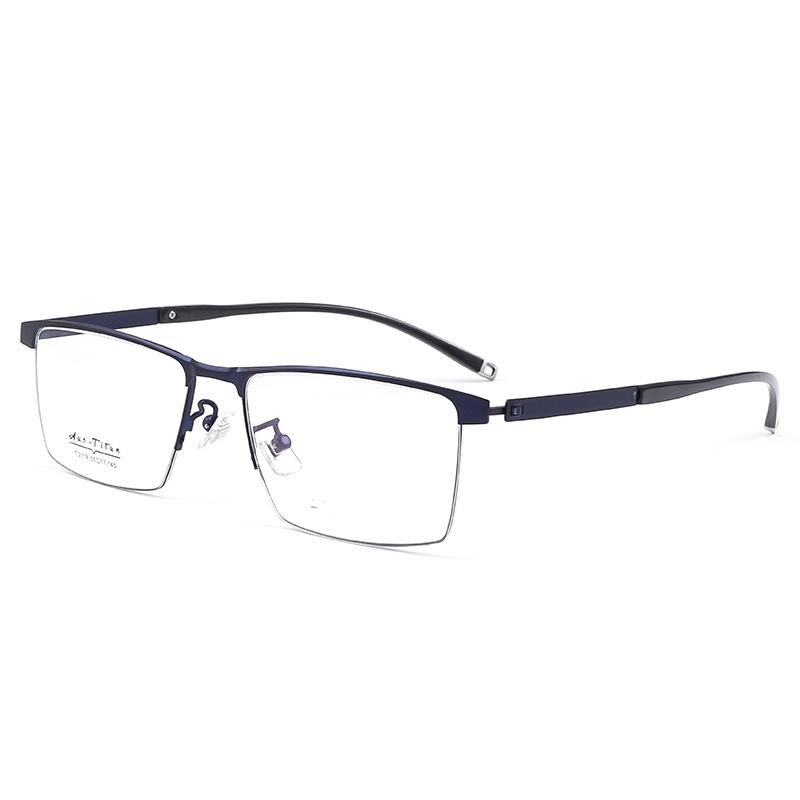 Prescription Glasses-BUSINESS CASUAL PURE TITANIUM COLOR CHANGING MULTI-FOCAL READING GLASSES