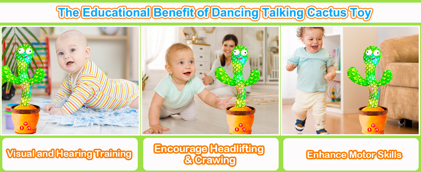 Dancing Talking Cactus Baby Toy