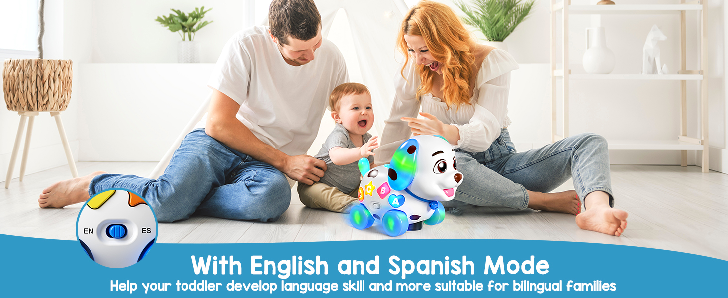 bilingual toys for one year old toys with English/Spanish