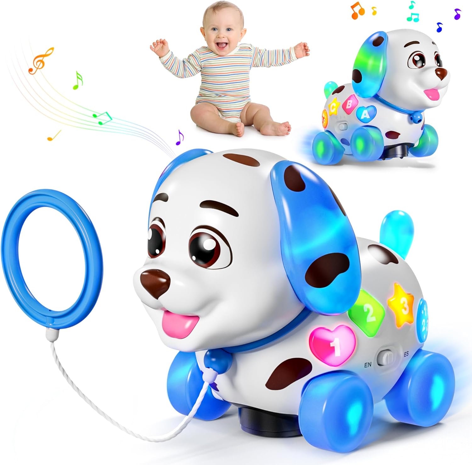 The Ceiling-Level Toy for 6-18 Month-Olds! Music, Lights & Bilingual—Keeps Baby Busy for 30 Minutes 😱