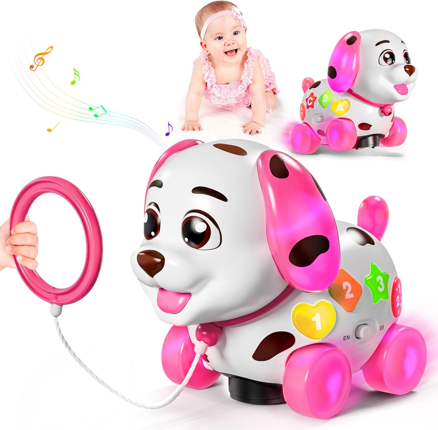 The Ceiling-Level Toy for 6-18 Month-Olds! Music, Lights & Bilingual—Keeps Baby Busy for 30 Minutes 😱