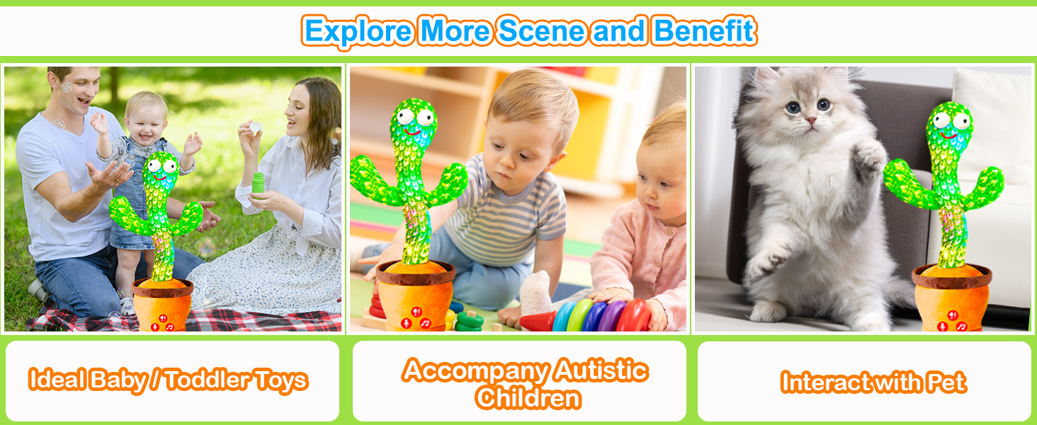 Dancing Talking Cactus Baby Toy