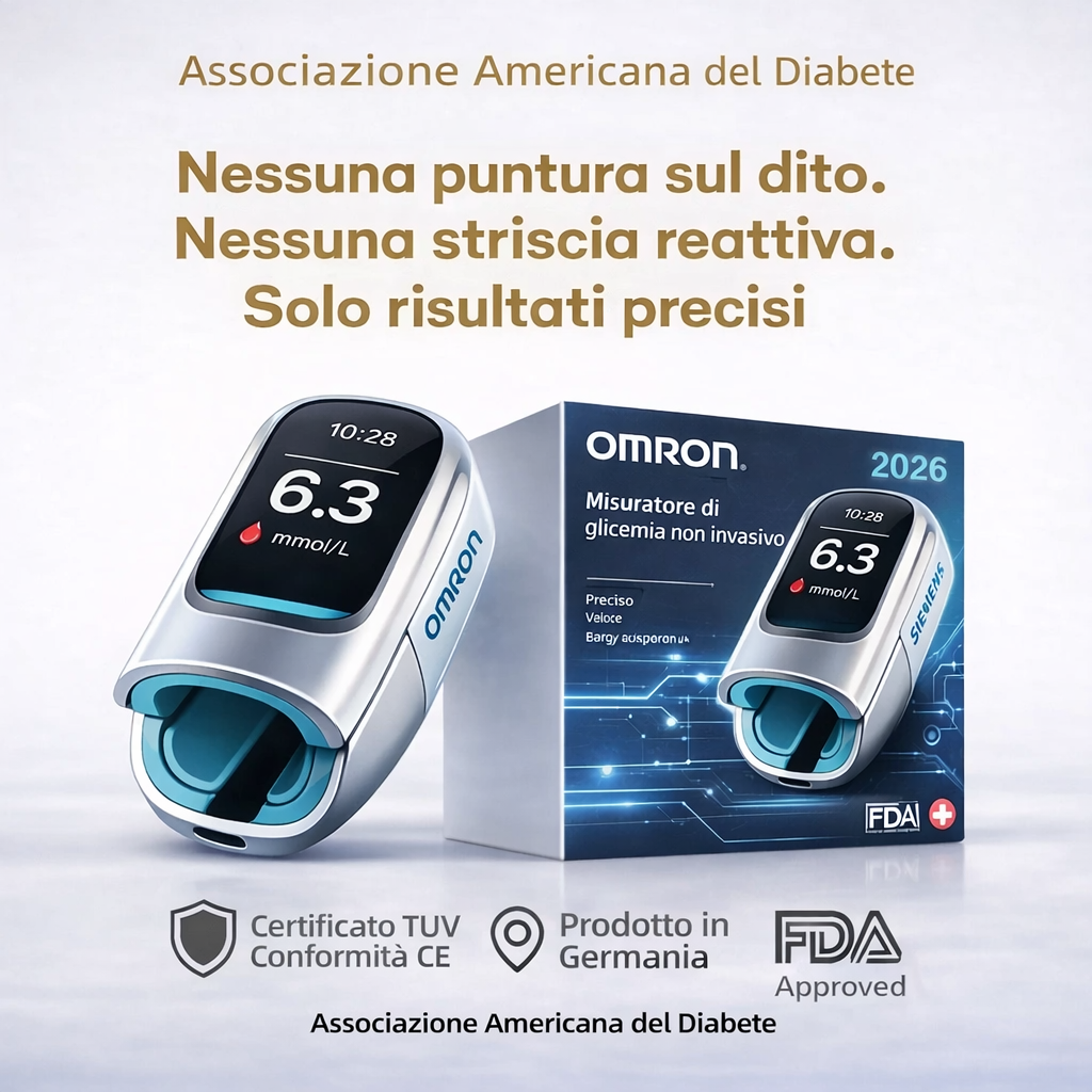 🔥 Basta aghi e dolore! | Omron™ glukometro non invasivo – controllo facile e preciso della glicemia, ovunque tu sia 🔥