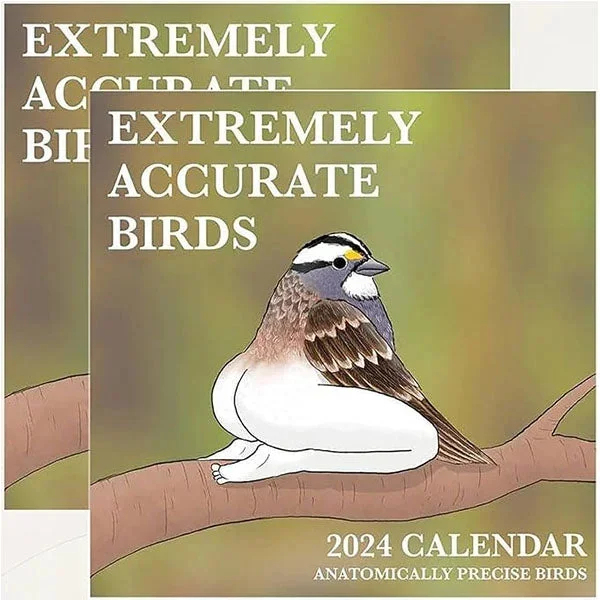 Το πιο πρόσφατο ημερολόγιο πουλιών 2024 με πόδια