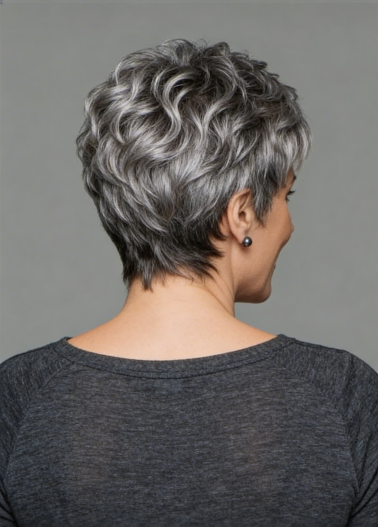 Short Choppy Layered Human Hair Lace Front Cap Wigs