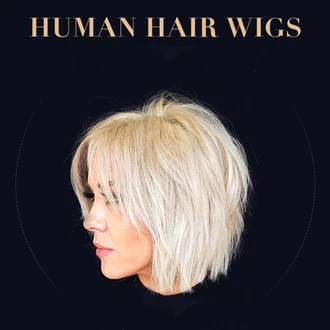 100% Human Hair Wigs