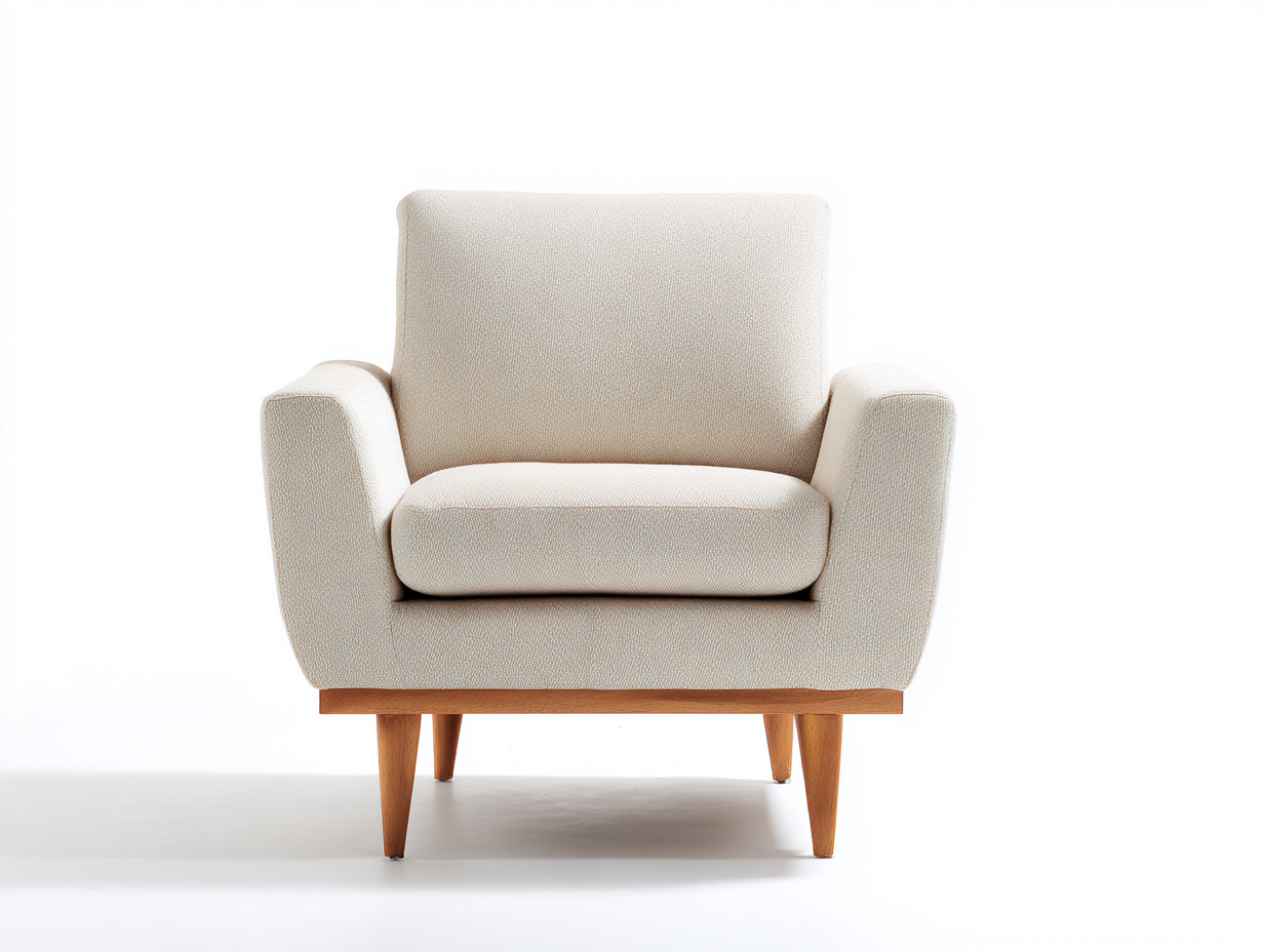 Sillones - tejido-madera - 86x80x83 cm - beige/madera natural - diseño contemporáneo-Denmybase