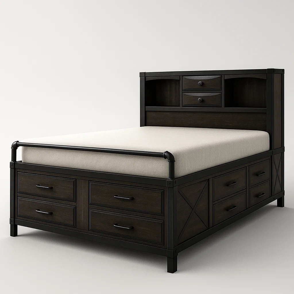 Mobili per la camera da letto,Letto contenitore - TRENDCASAE