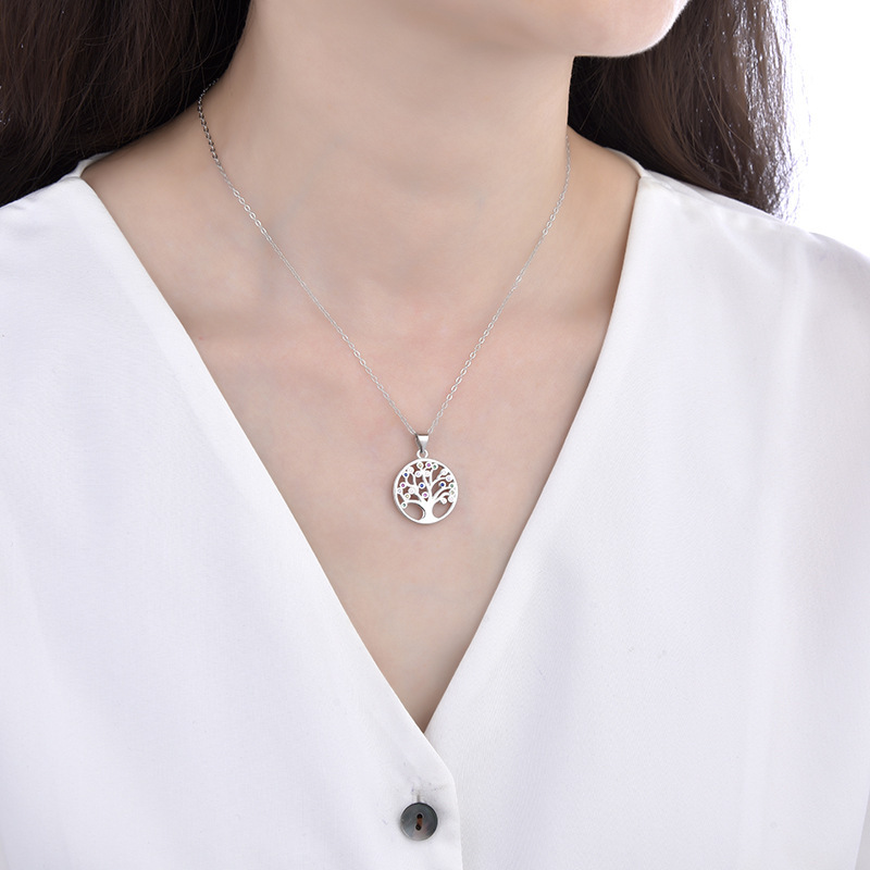 S925 Silver Women's Necklace CCX021