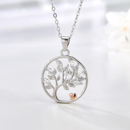 S925 Silver Women's Necklace CCX088
