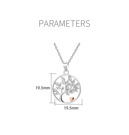S925 Silver Women's Necklace CCX088