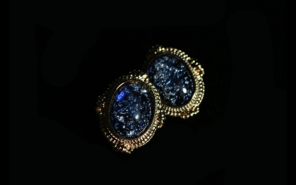 Blue Star Gem Studs